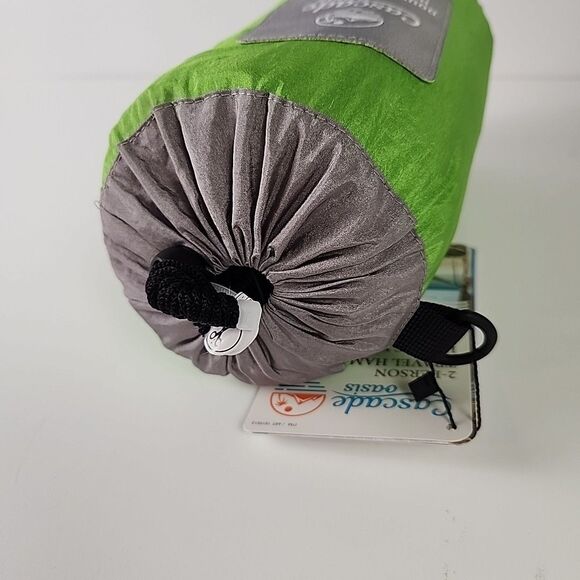 Cascade Oasis 2 Person Lightweight Nylon Travel Hammock With Straps Storage Bag - Picture 7 of 12